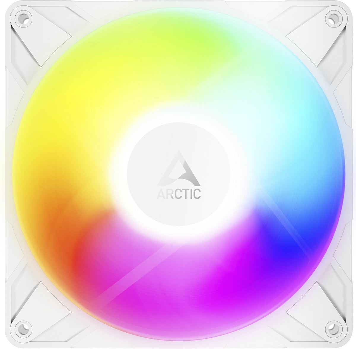 ARCTIC Freezer P14 Pro Reverse A-RGB (White) - 3 Pack - 140 mm A-RGB PWM-Lüfter mit Kabelsplitter, Ventilator, 14 cm, 166,5 m³/h, Weiß