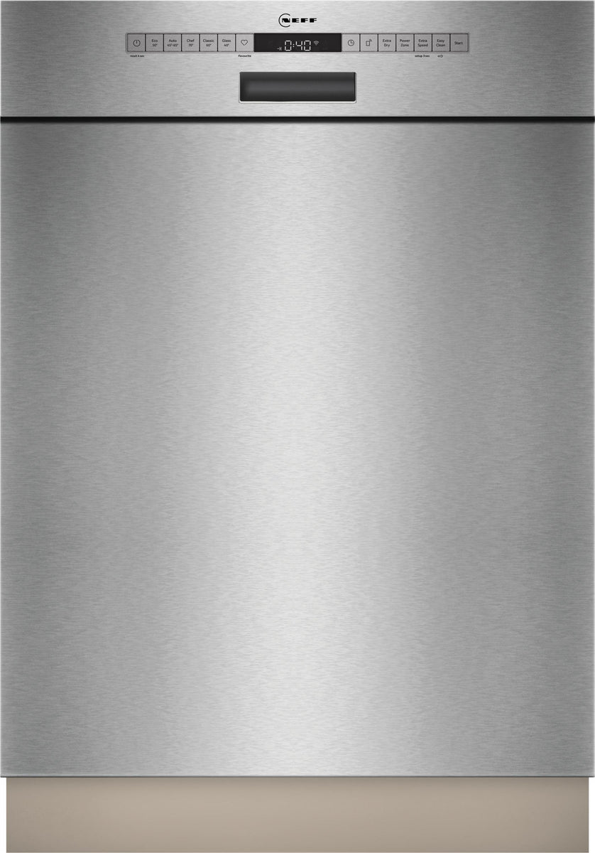 Neff N 50, Unterbau-Geschirrspüler, 60 cm, Gebürsteter Stahl, S125HCS03E