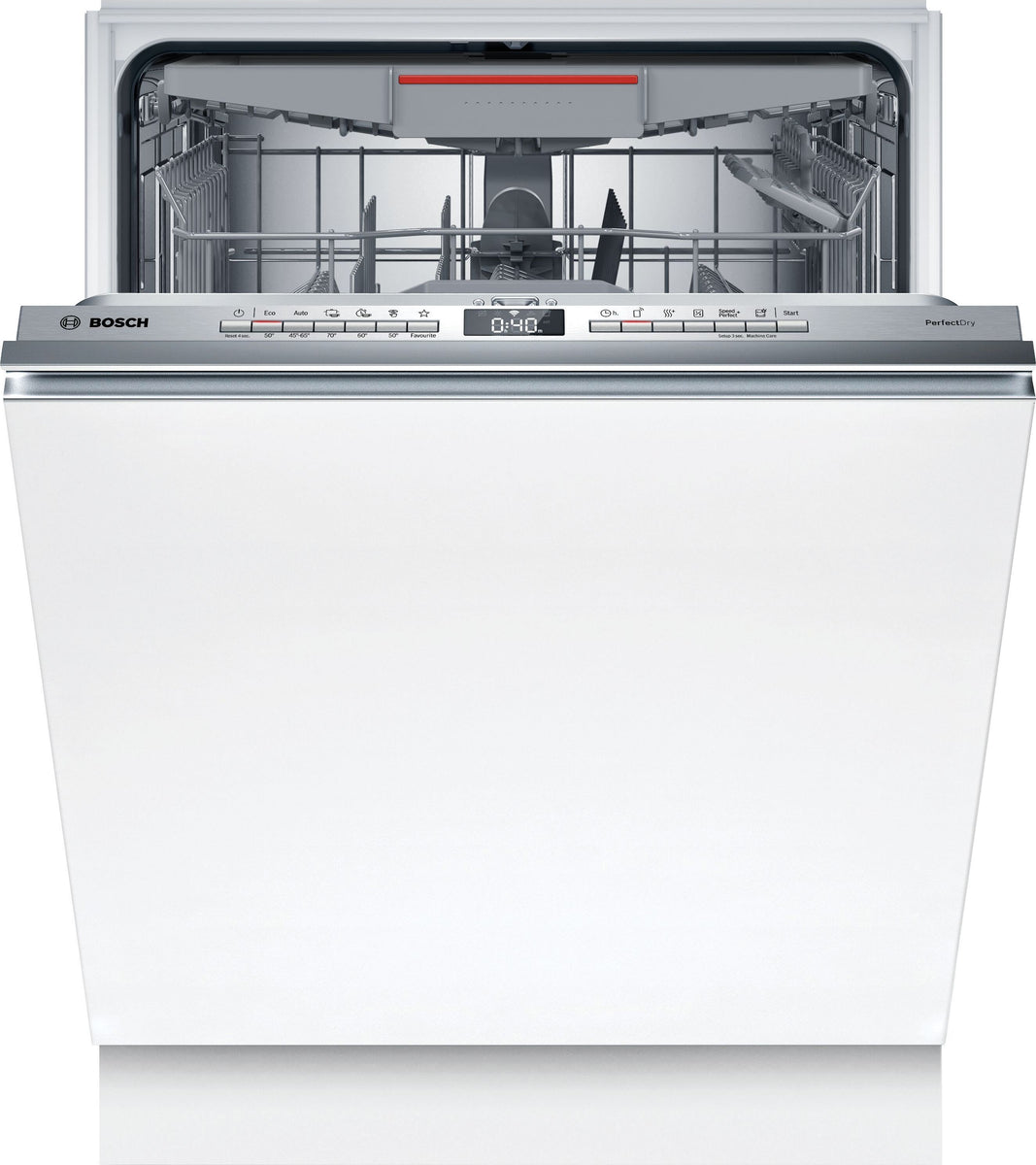 Bosch Serie 6 SMV6YCX02E, Voll integriert, Standardgröße (60 cm), Edelstahl, Tasten, 1,75 m, 1,65 m
