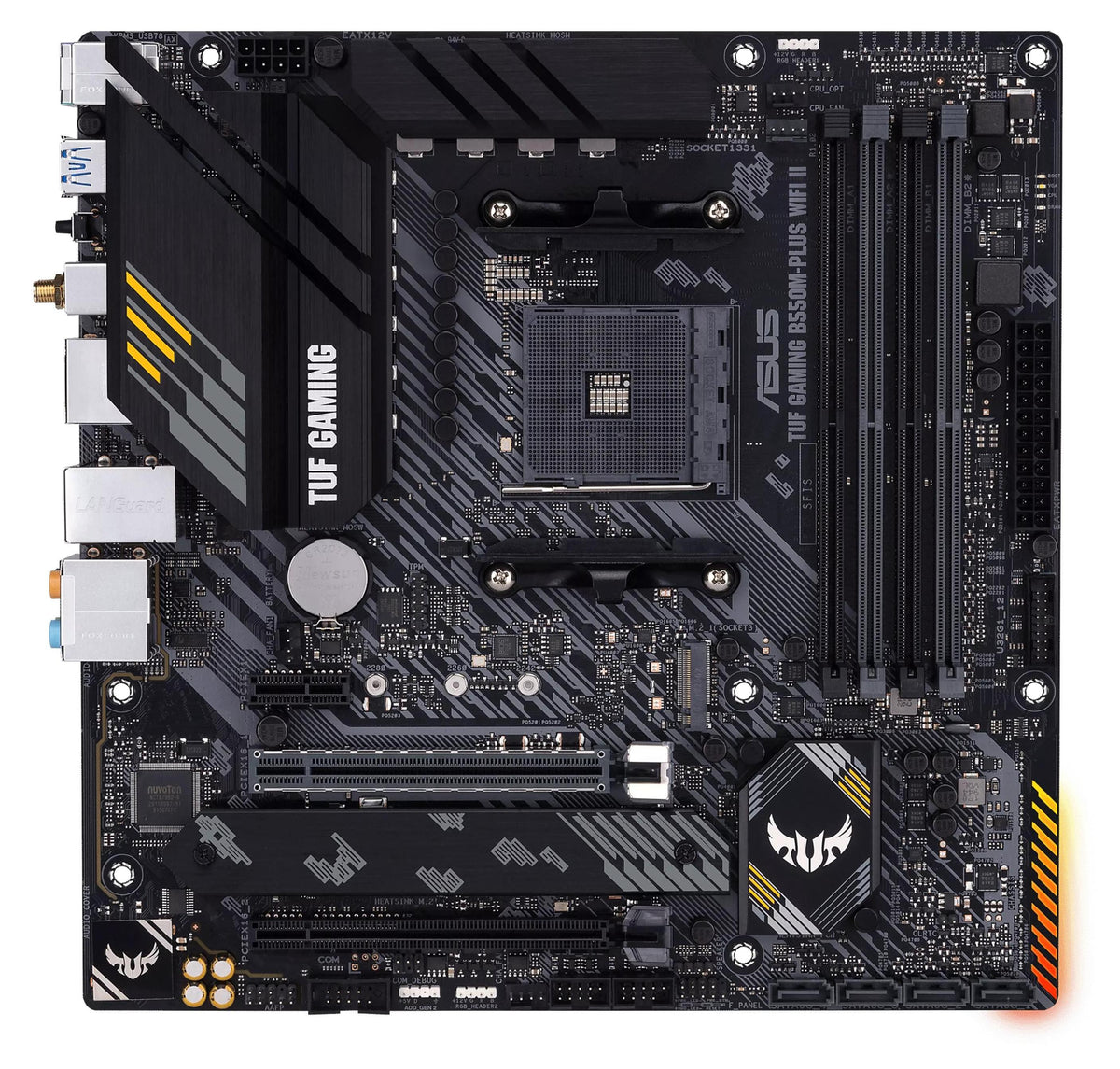Asus 90Mb19Y0-M0Eay0 Tuf Gaming B550M-Plus Wifi Ii//Am4,B550,Dual M.2,Dp,Hdmi,Wifi,Aura,Mb