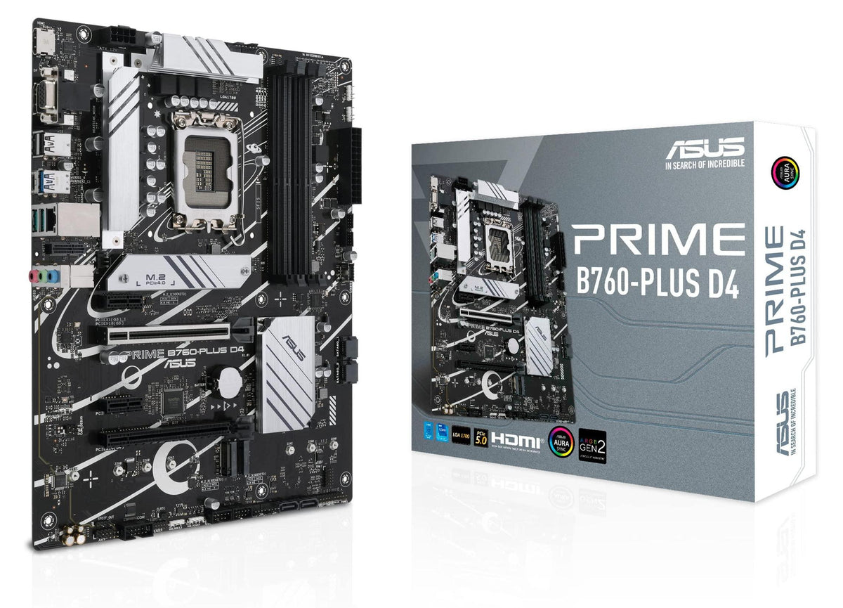 Asus 90Mb1Cw0-M1Eay0 Prime B760-Plus D4//Lga1700,B760,Usb 3.2 Gen 2X2,Aura,Mb