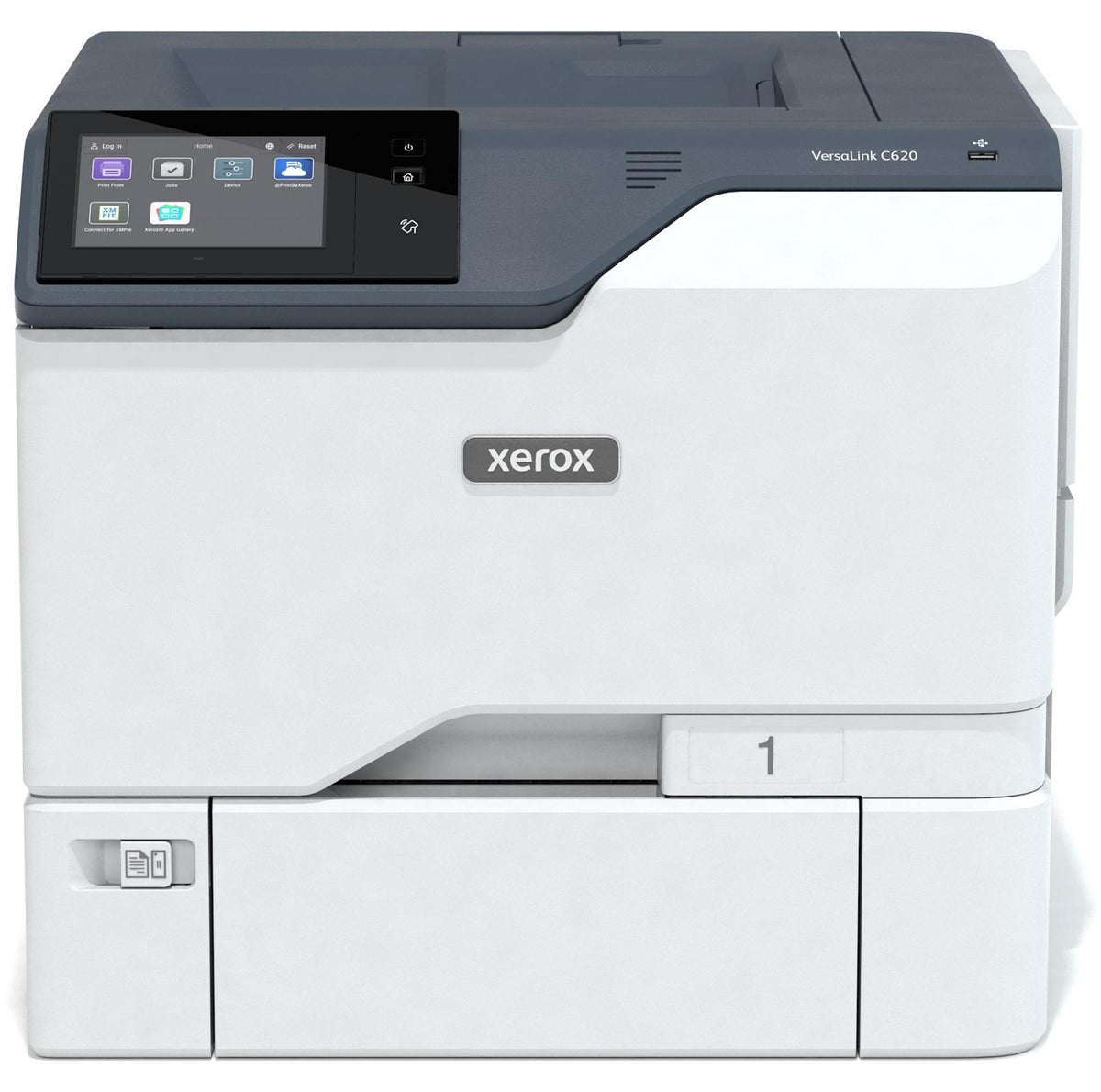Xerox VersaLink C620 A4 50 Seiten/Min. Duplexdrucker PS3 PCL5e/6 2 Behälter 650 Blatt, Laser, Farbe, 1200 x 1200 DPI, A4, 52 Seiten pro Minute, Doppelseitiger Druck