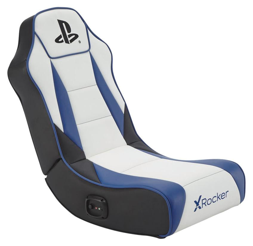 X Rocker 2021026, Konsolen-Gamingstuhl, 80 kg, Gepolsterter, ausgestopfter Sitz, Gepolsterte, ausgestopfte Rückenlehne, Playstation, Schwarz