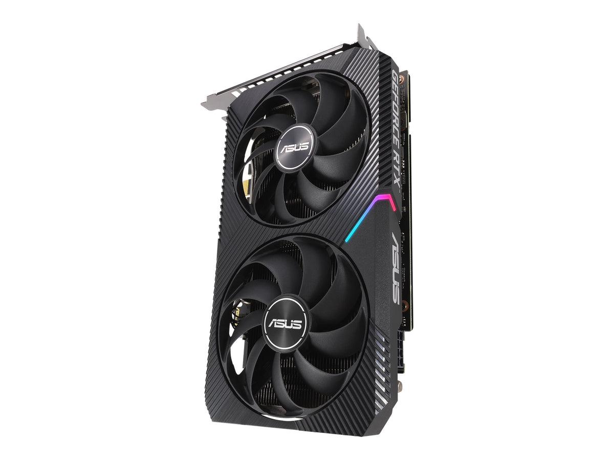ASUS Dual -RTX3060-12G-V2, GeForce RTX 3060, 12 GB, GDDR6, 192 Bit, 7680 x 4320 Pixel, PCI Express 4.0