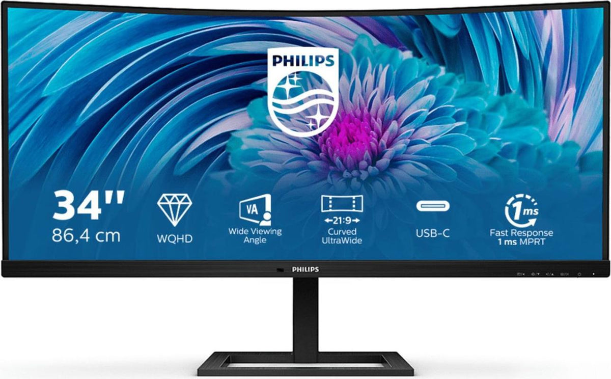 Philips 346E2CUAE/00 LCD-Monitor, Curved, 86,36 cm (34