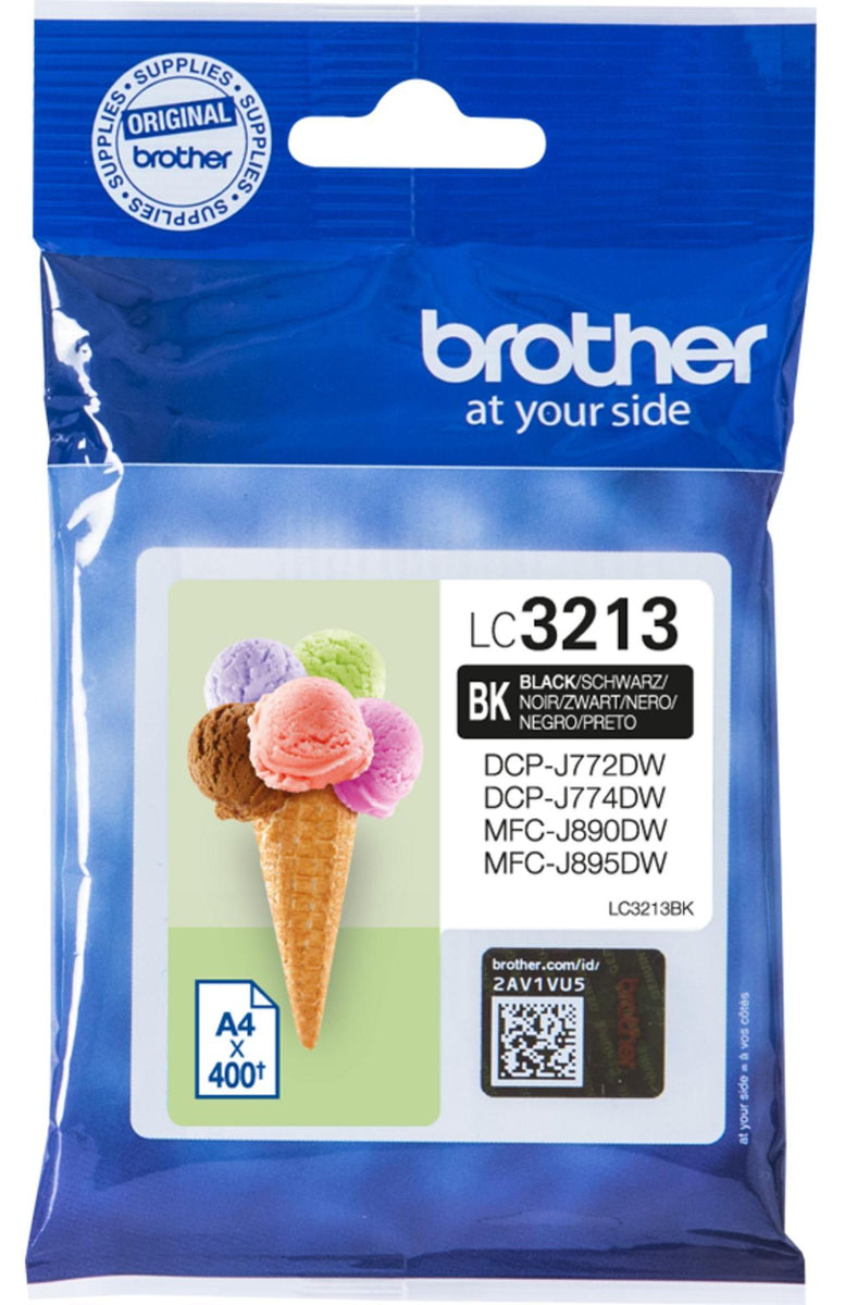 Brother LC3213BK, Schwarz, 1 Stück(e), 400 Seiten, Einzelpackung