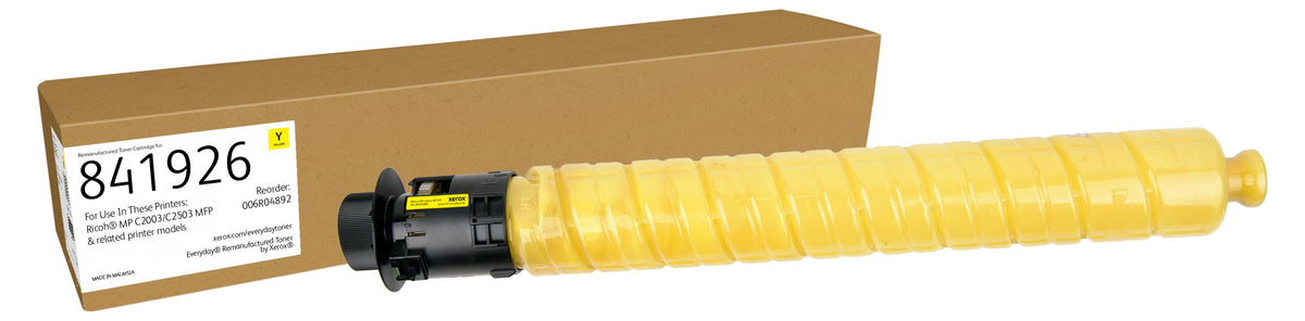 Everyday™ Gelb wiederaufbereiteter Toner von , kompatibel mit Ricoh 841926, Standardkapazität, 9500 Seiten, Gelb, 1 Stück(e)