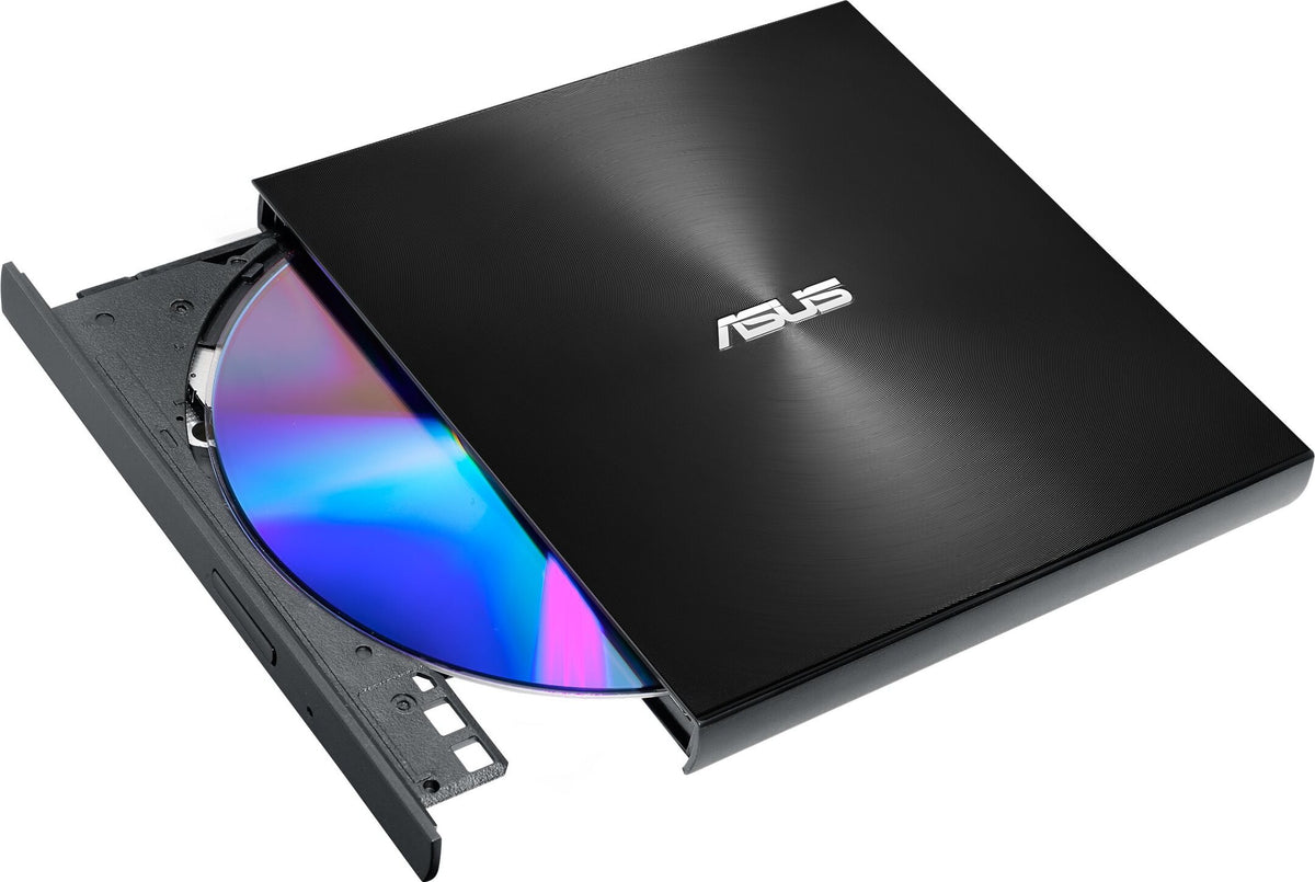 ASUS ZenDrive U9M, Schwarz, Ablage, Horizontal, Laptop, DVD±RW, USB 2.0