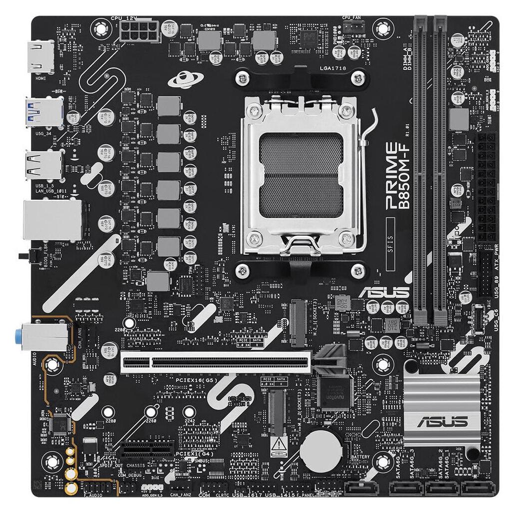 ASUS Prime B850M-F 90MB1N90-M0EAY0 - Mainboard - AMD Sockel AM5 (Ryzen Zen4)