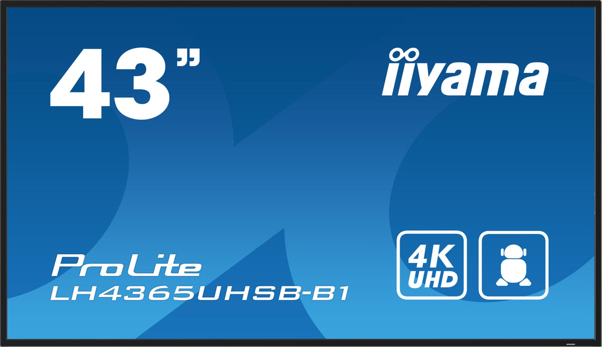 iiyama LH4365UHSB-B1, Kiosk-Design, 108 cm (42.5