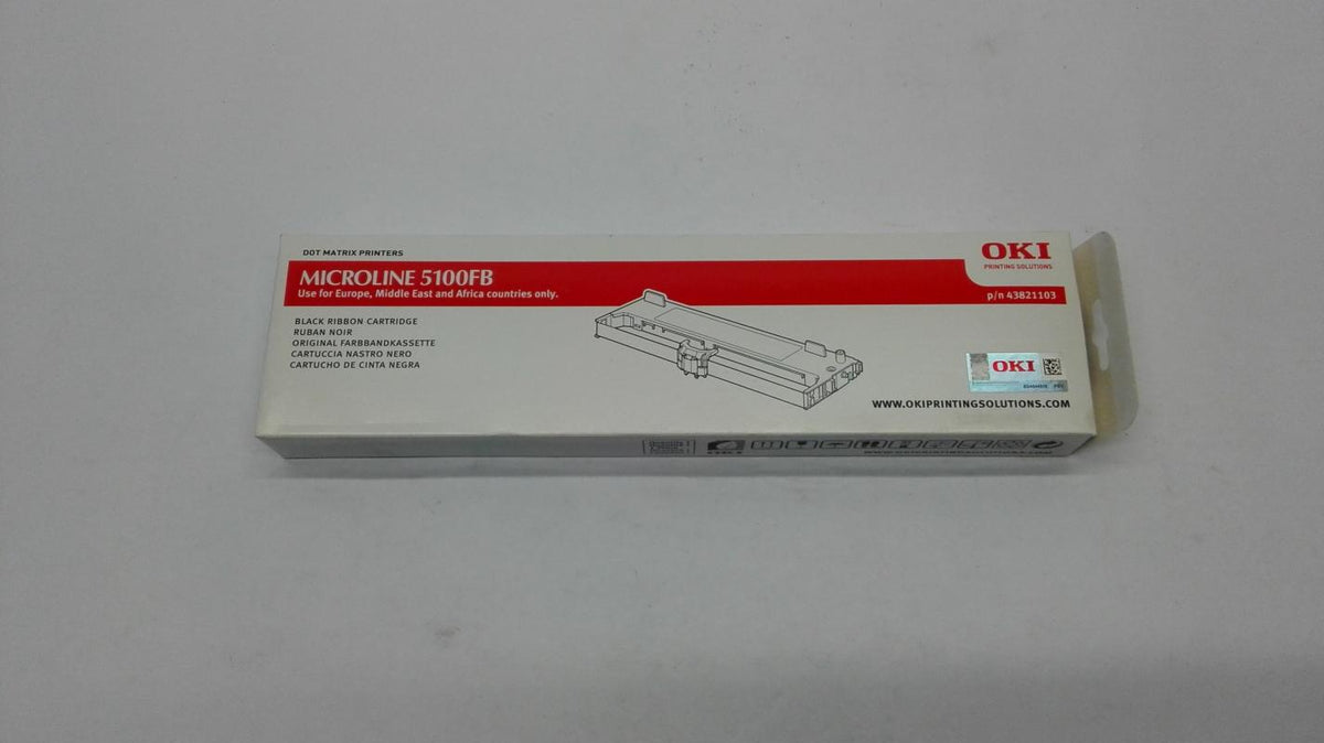OKI 43821103, Microline 5100FB, Schwarz, 2000000 Zeichen, Schwarz, OKI