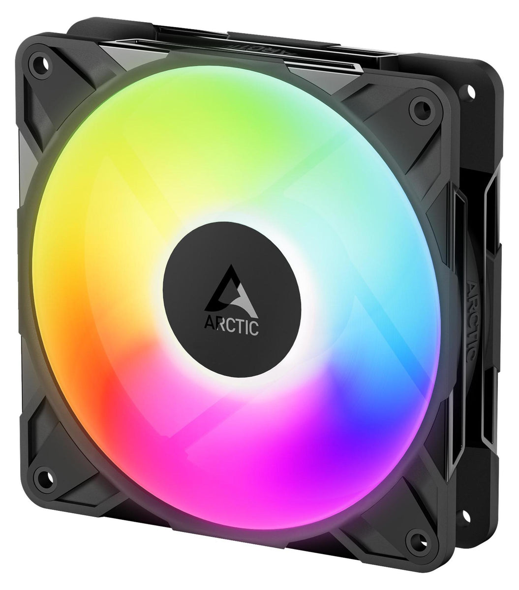 ARCTIC Freezer P12 Pro Reverse A-RGB 120 mm A-RGB - PWM-Lüfter mit Kabelsplitter, Ventilator, 12 cm, 124 m³/h, Schwarz