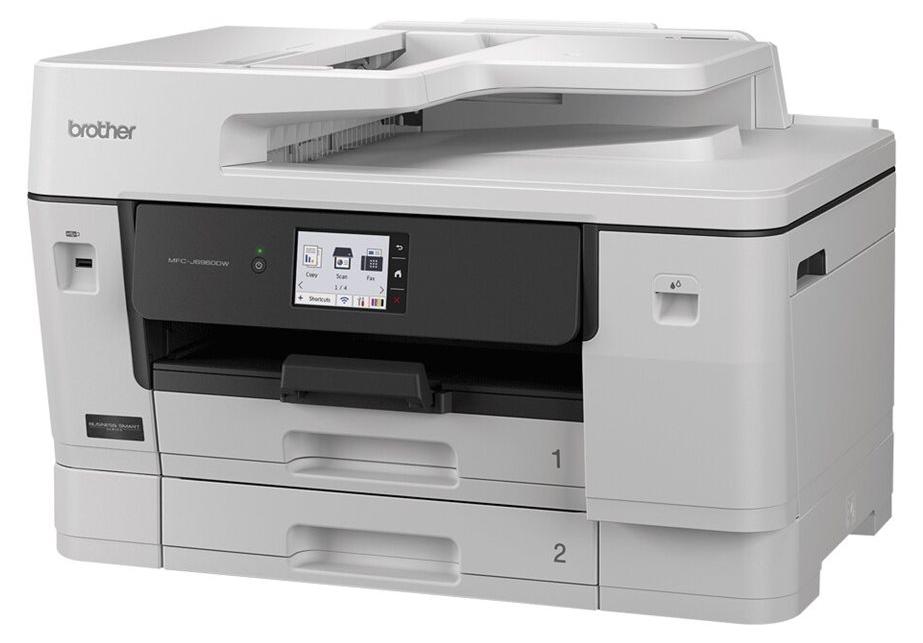 Brother MFC-J6960DW, Tintenstrahl, Farbdruck, 1200 x 4800 DPI, A3, Direktdruck, Schwarz, Weiß