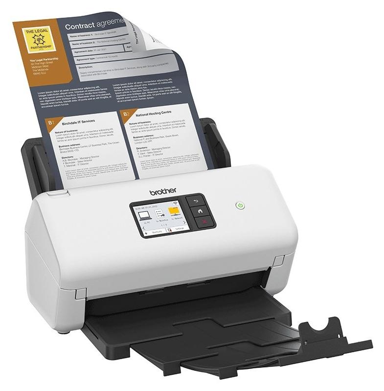 Brother ADS-4550W, 600 x 600 DPI, 48 Bit, 24 Bit, 8 Bit, 35 Seiten pro Minute, 35 Seiten pro Minute