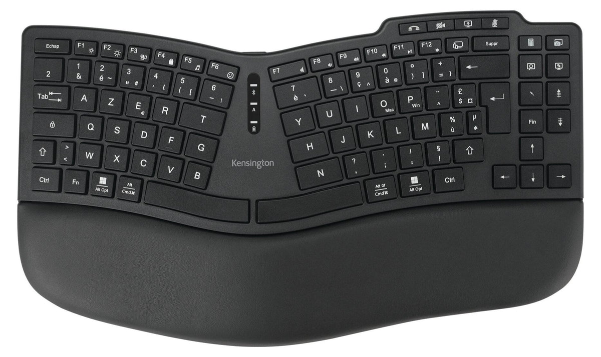 Kensington Pro Fit Ergo KB675 EQ TKL, Tenkeyless (80 - 87 %), Kabellos, Bluetooth, Schwarz