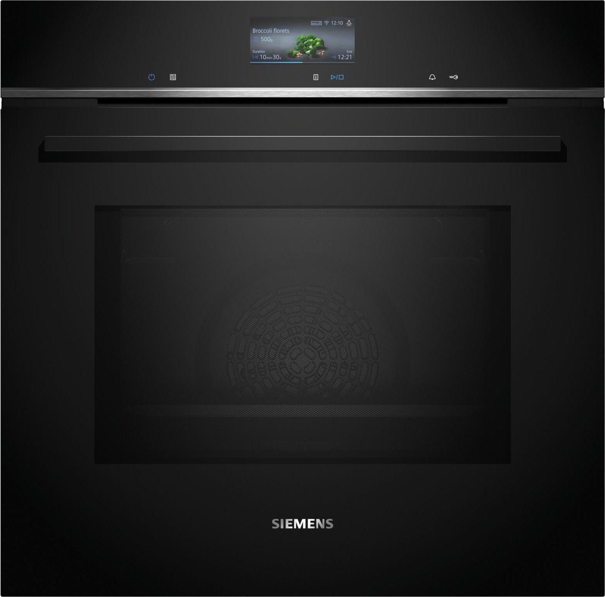 Siemens iQ700 HM736G1B1, Medium, Elektrischer Ofen, 67 l, 4D hotAir, 56,8 cm, 55 cm