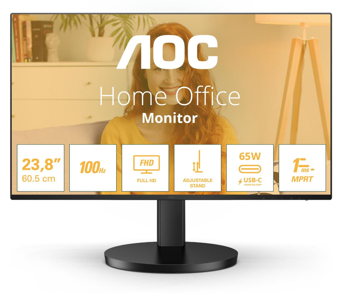 AOC B3 24B3CF3, 60,5 cm (23.8