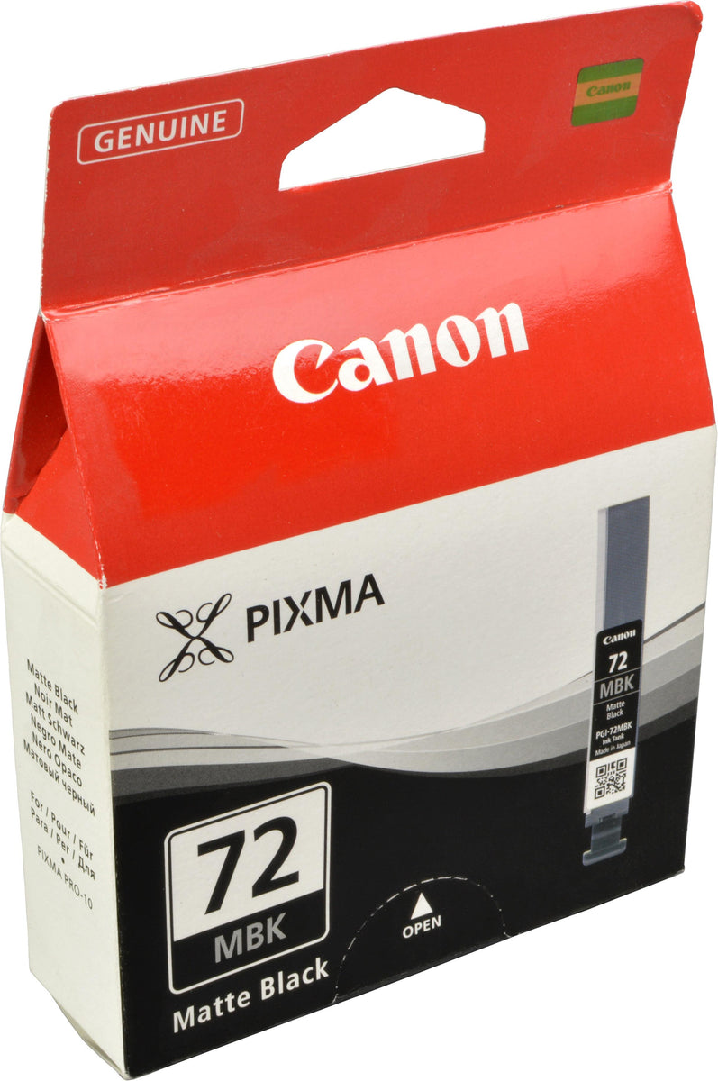 Canon PGI-72MBK Tinte Mattschwarz, Standardertrag, Mattschwarz, Tinte auf Farbstoffbasis, 1 Stück(e), 1640 Seiten