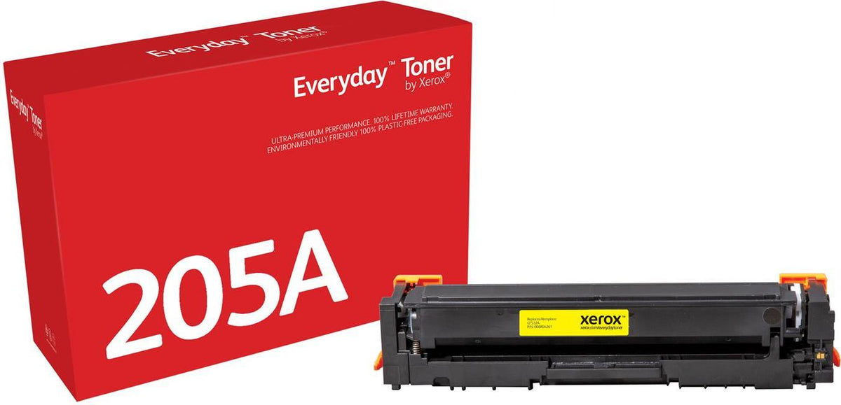 Everyday™ Gelb Tonermodul von kompatibel mit HP 205A (CF532A), Standardkapazität, 900 Seiten, 900 Seiten, Gelb, 1 Stück(e)
