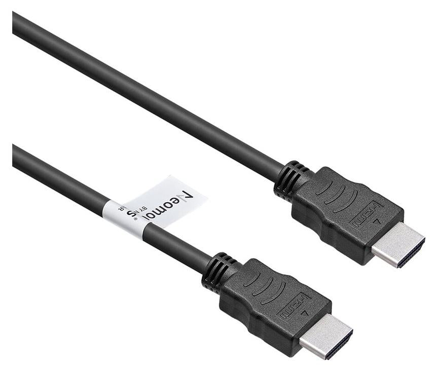 Neomounts HDMI35MM HDMI Kabel - 10 Meter, 10 m, HDMI Typ A (Standard), HDMI Typ A (Standard), 10,2 Gbit/s, Schwarz