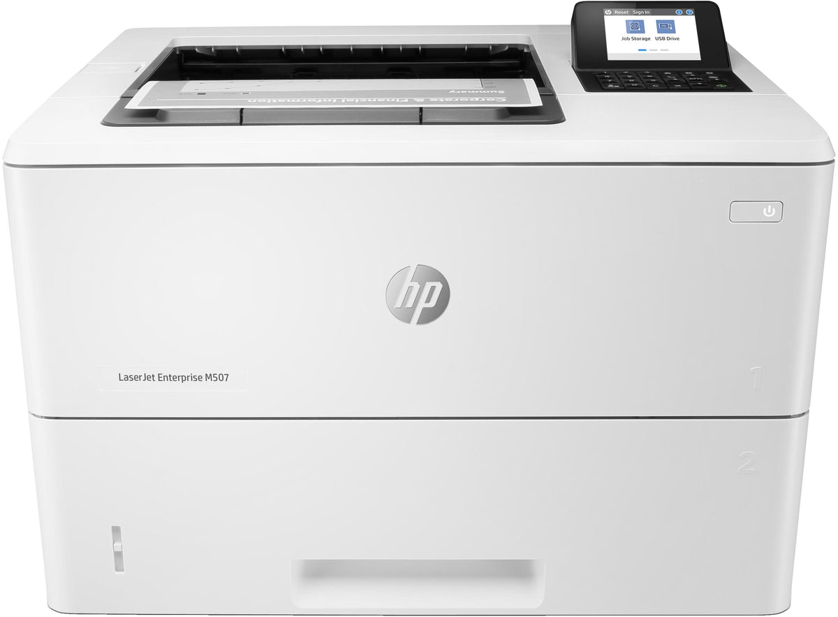 HP LaserJet Enterprise M507dn, Laser, 1200 x 1200 DPI, A4, 43 Seiten pro Minute, Doppelseitiger Druck, Netzwerkfähig