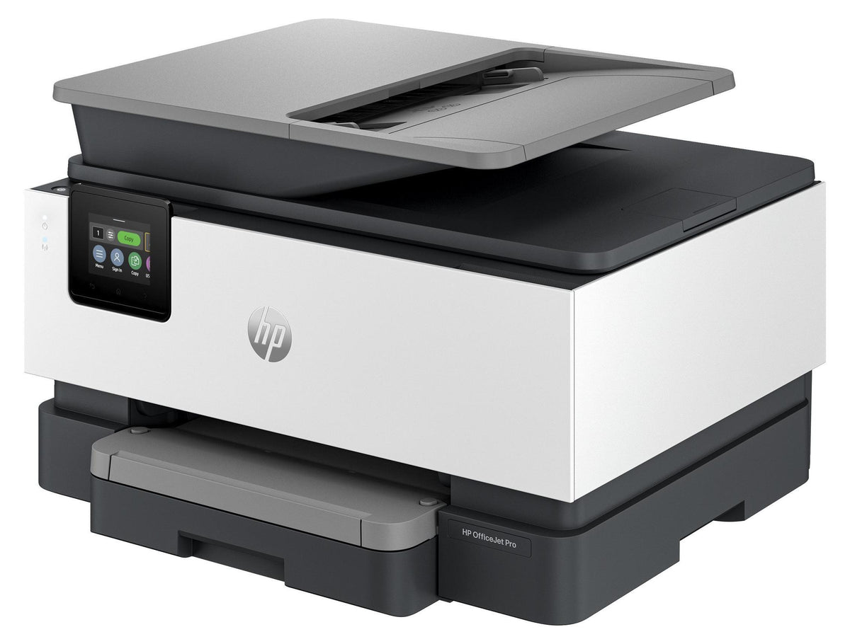 HP OfficeJet Pro 9120b Wireless All-in-One Farbe Drucker, Beidseitiger Druck; Kopierer, Scanner, Thermal Inkjet, Farbdruck, 4800 x 1200 DPI, A4, Direktdruck, Grau