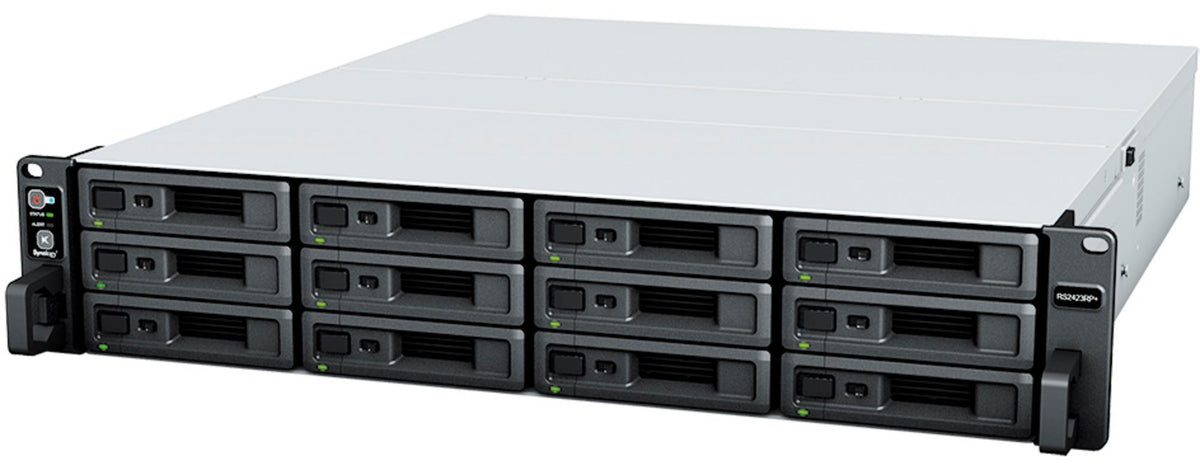 Synology RackStation RS2423+, NAS, Rack (2U), Ryzen Embedded, V1780B, 8 GB, DDR4
