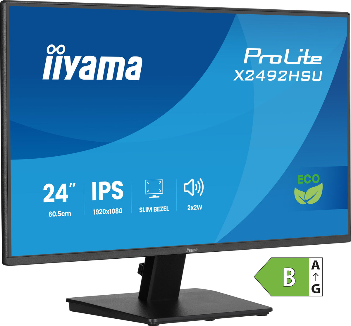 iiyama ProLite X2492HSU-B1, 60,5 cm (23.8