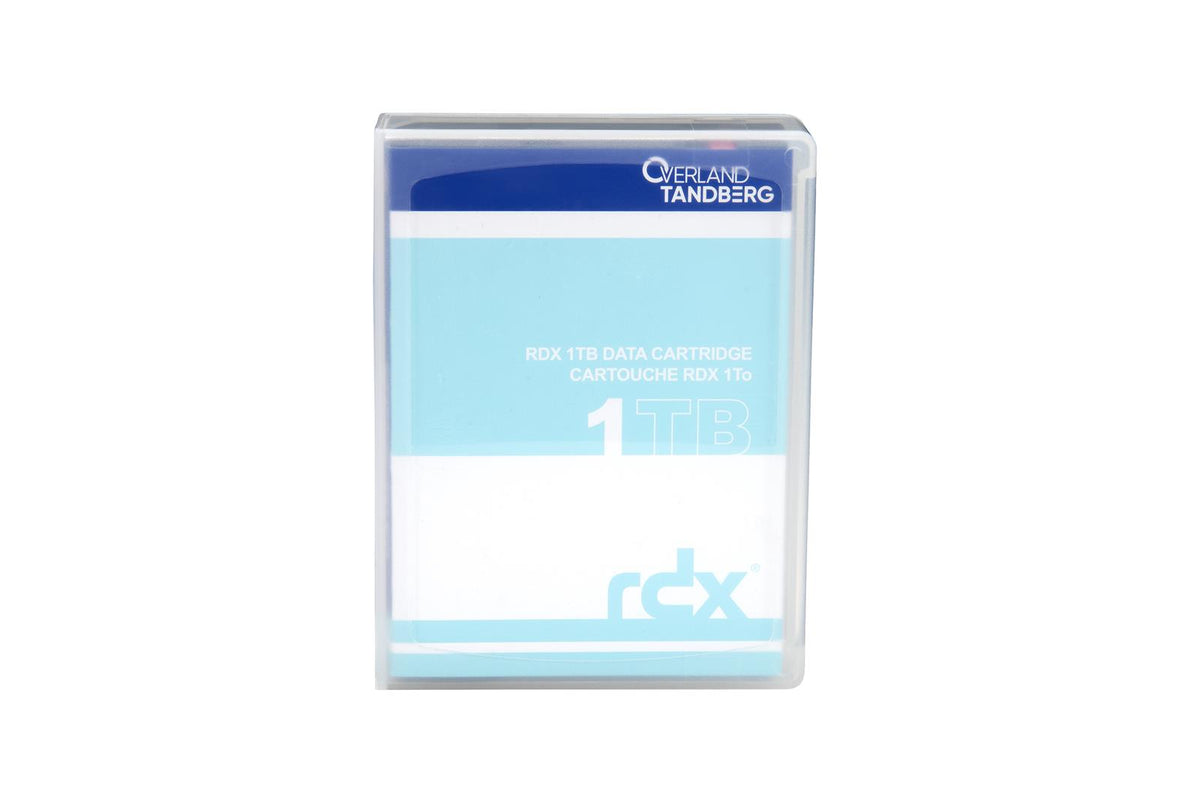 Overland-Tandberg O-T RDX 1TB Kassette, RDX-Kartusche, RDX, 1 TB, 15 ms, Schwarz, RDX QuikStor