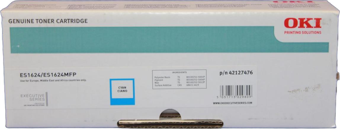 OKI Toner ES1624 Cyan, 5000 Seiten, Cyan