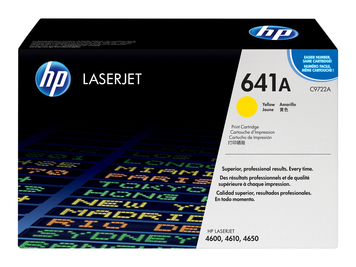 HP 641A Yellow Original LaserJet Toner Cartridge, 8000 Seiten, Gelb, 1 Stück(e)