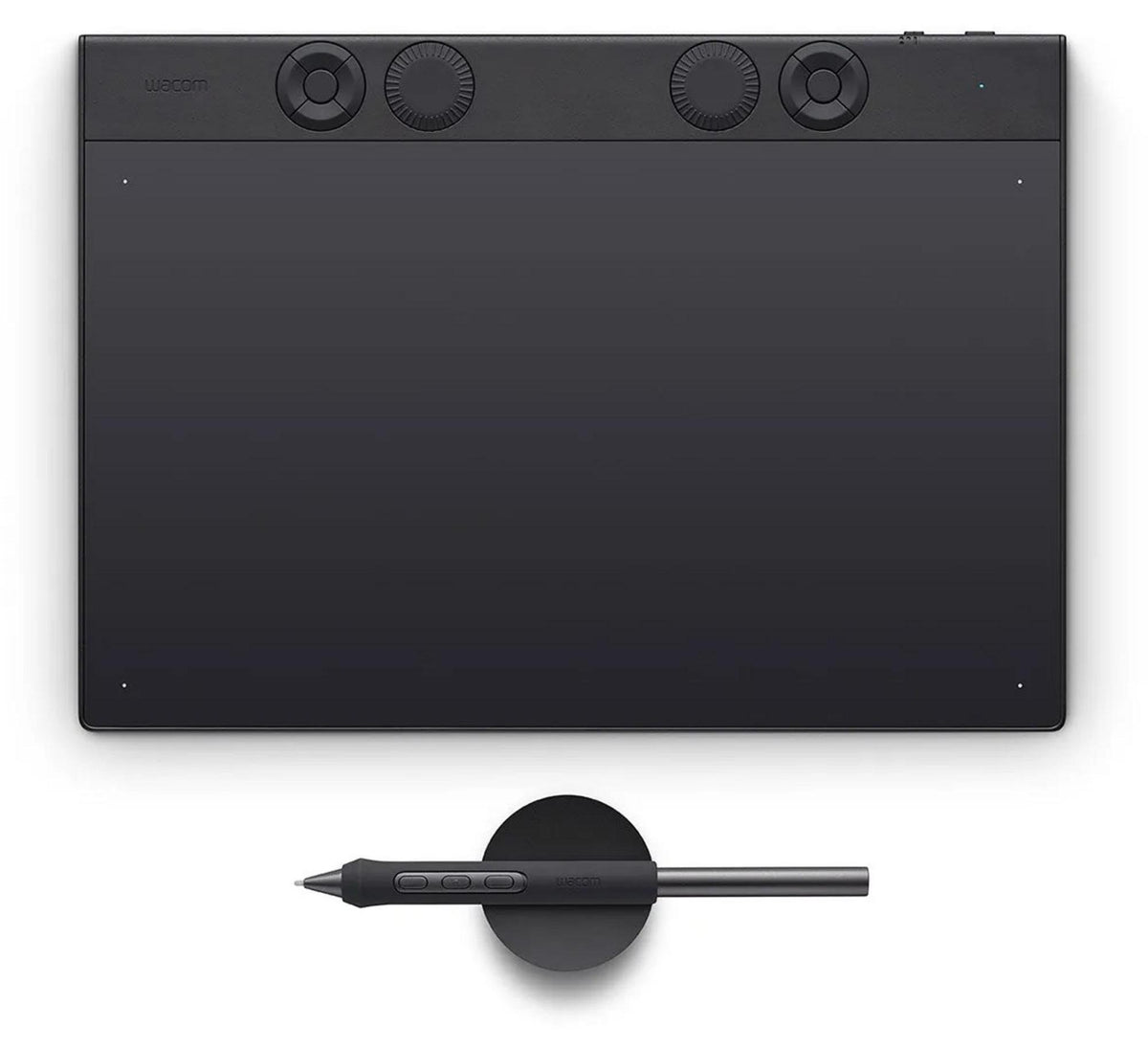 Wacom Intuos Pro Medium – 2025, 263 x 148 mm, USB/Bluetooth, Stift, 16:9, 1,8 m, Schwarz