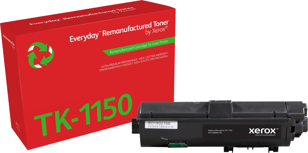Everyday™ Schwarz wiederaufbereiteter Toner von , kompatibel mit Kyocera TK-1150, Standardkapazität, 3000 Seiten, Schwarz, 1 Stück(e)