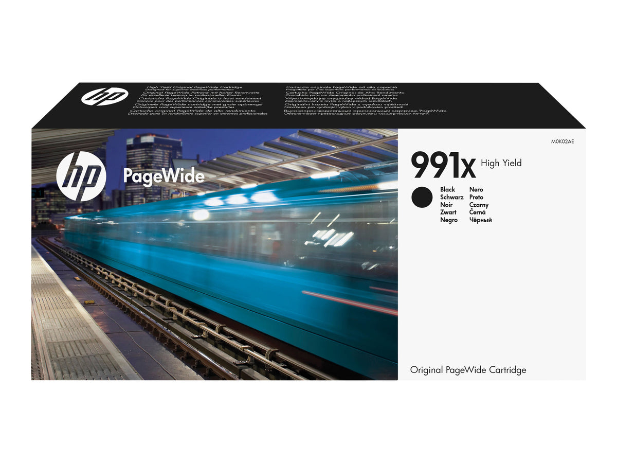 HP 991X Schwarz Original PageWide Patrone mit hoher Reichweite, Hoch, Schwarz, Tinte auf Pigmentbasis, 375 ml, 1 Stück(e), 20000 Seiten