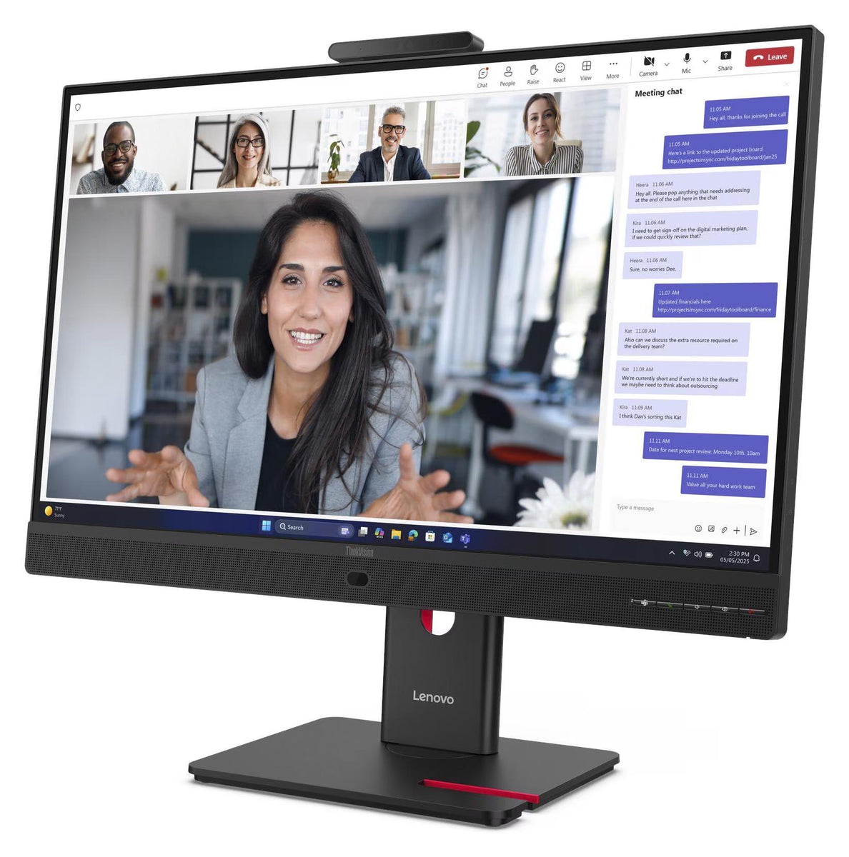 Lenovo ThinkVision T27QD-4v Monitor, 68,6 cm (27