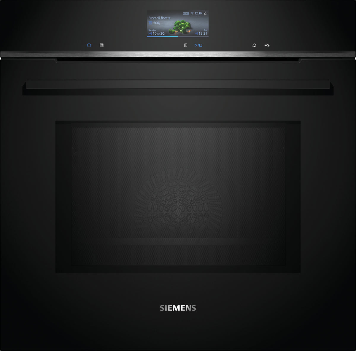 Siemens iQ700 HM736GAB1, Medium, Elektrischer Ofen, 67 l, 800 W, 67 l, 30 - 300 °C