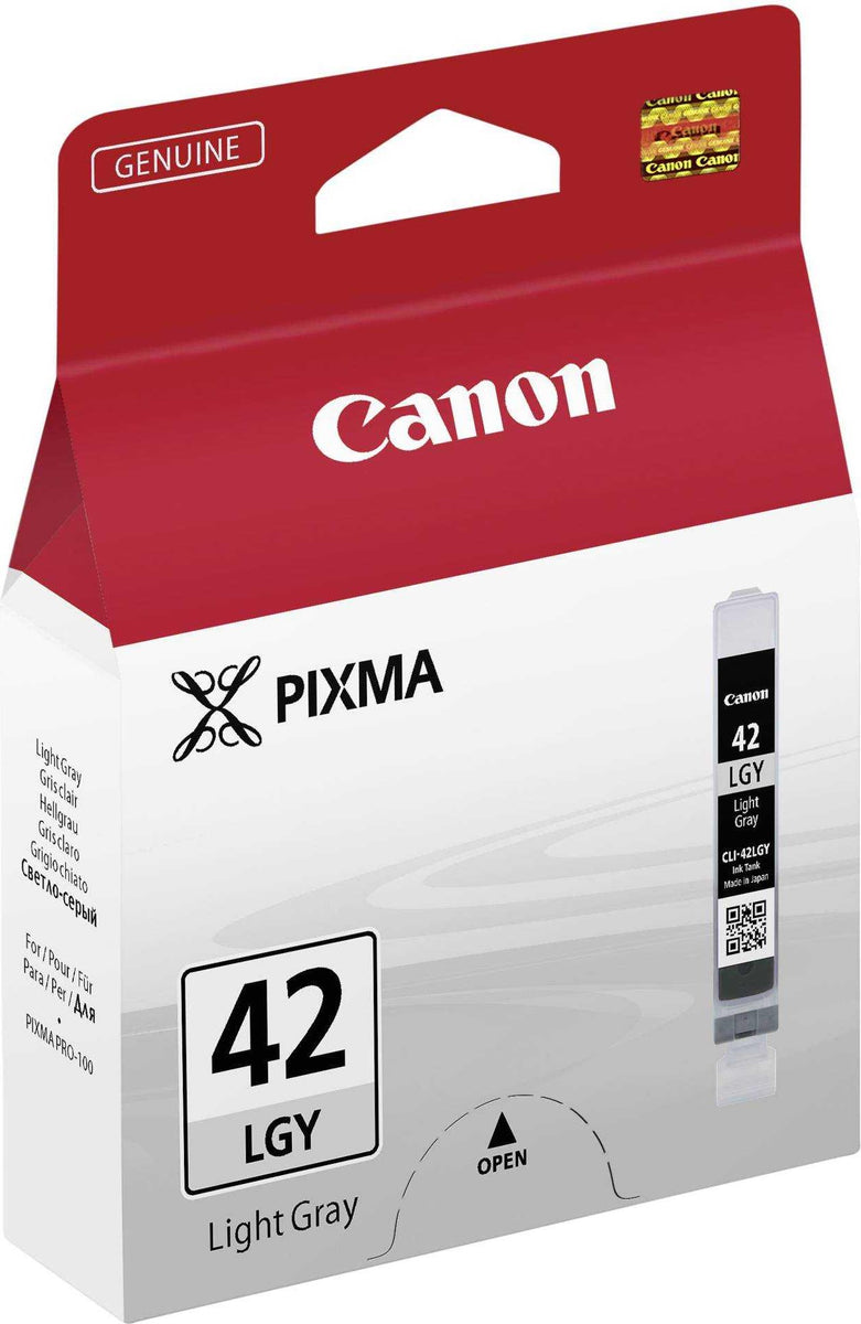Canon CLI-42LGY Tinte Hellgrau, Standardertrag, Hellgrau, Tinte auf Pigmentbasis, 1 Stück(e), 835 Seiten