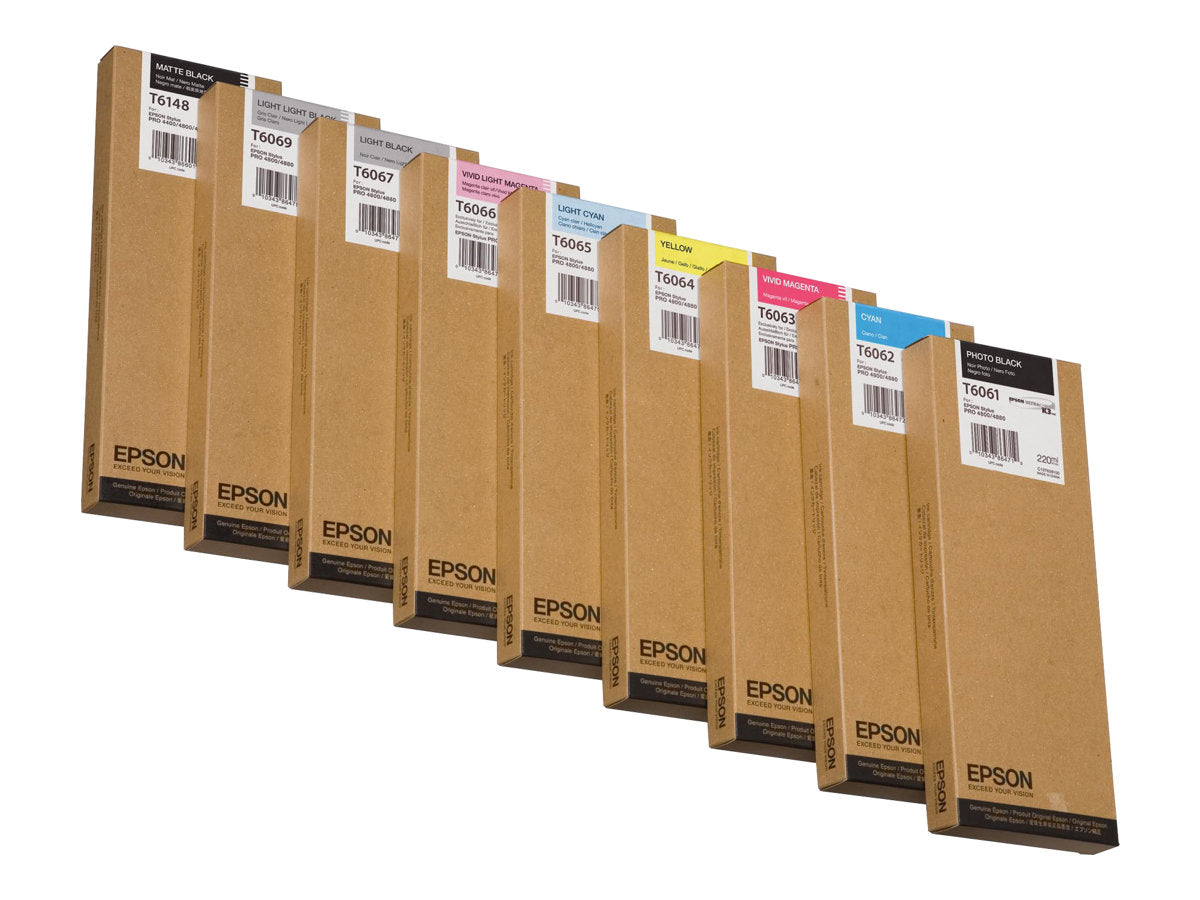 Epson Singlepack Vivid Light Magenta T606600, 220 ml, Magenta, Tinte auf Pigmentbasis, 220 ml, 1 Stück(e), Einzelpackung