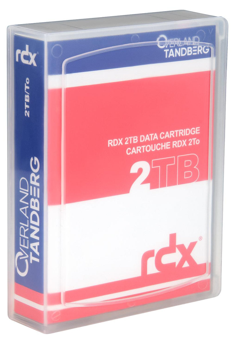 Overland-Tandberg O-T RDX 2TB Kassette, RDX-Kartusche, RDX, 2 TB, Schwarz, RDX QuikStor, 150 MB/s