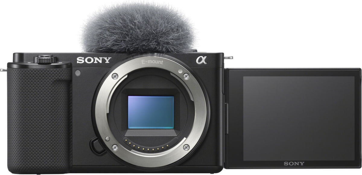 Sony α ZV-E10, 24,2 MP, 6000 x 4000 Pixel, CMOS, 4K Ultra HD, Touchscreen, Schwarz