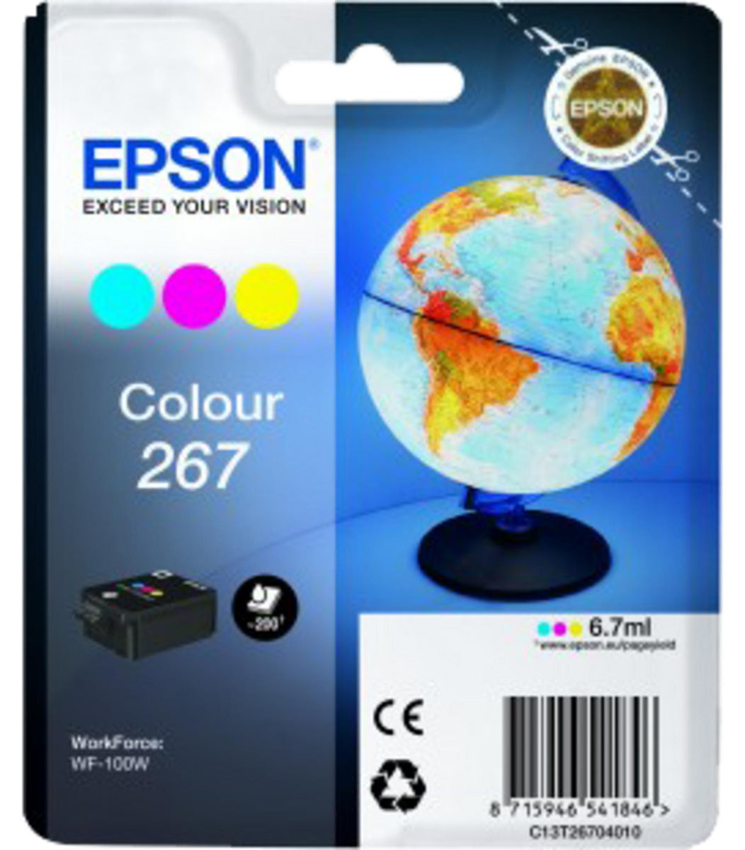 Epson 267 Druckerpatrone cyan, magenta und gelb