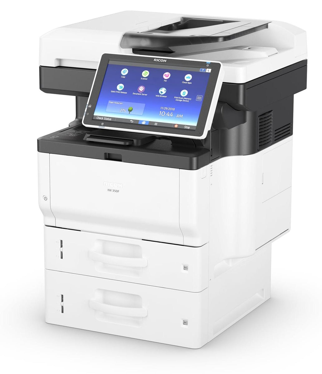 Ricoh IM 350FSE, Laser, Farbdruck, 1200 x 1200 DPI, Monokopie, A4, Schwarz, Grau