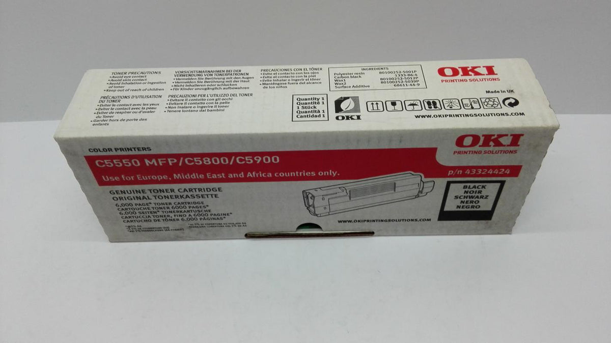 OKI 43324424, 6000 Seiten, Schwarz, 1 Stück(e)