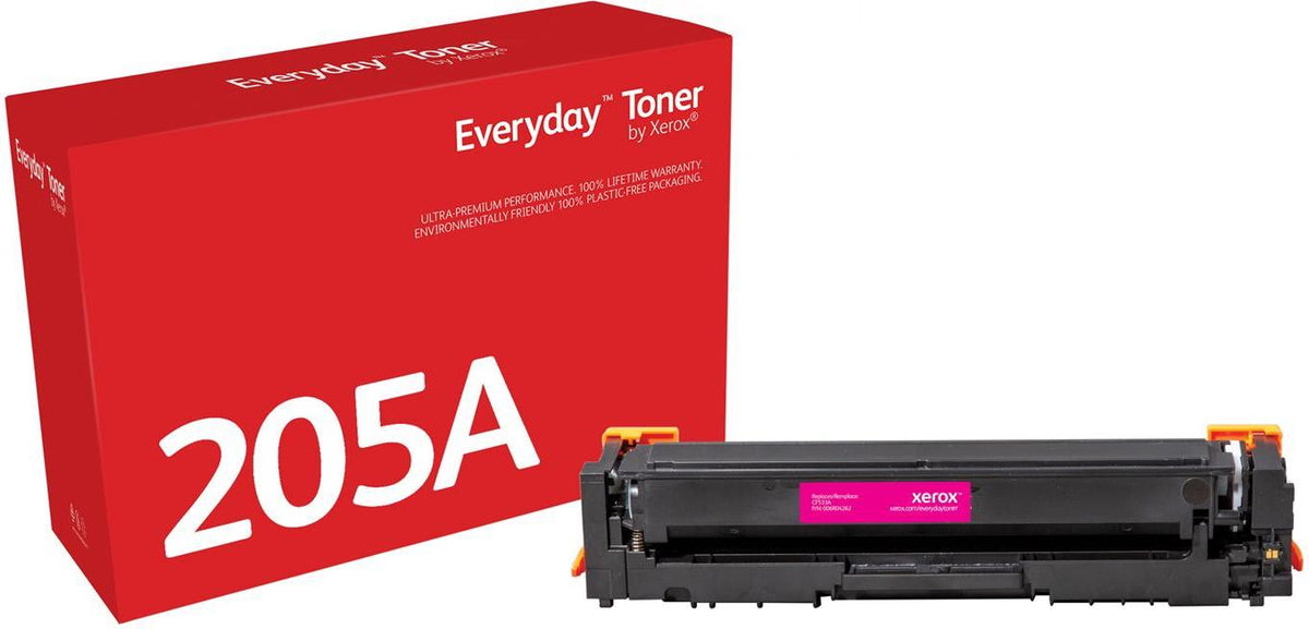 Everyday™ Magenta Tonermodul von kompatibel mit HP 205A (CF533A), Standardkapazität, 900 Seiten, 900 Seiten, Magenta, 1 Stück(e)
