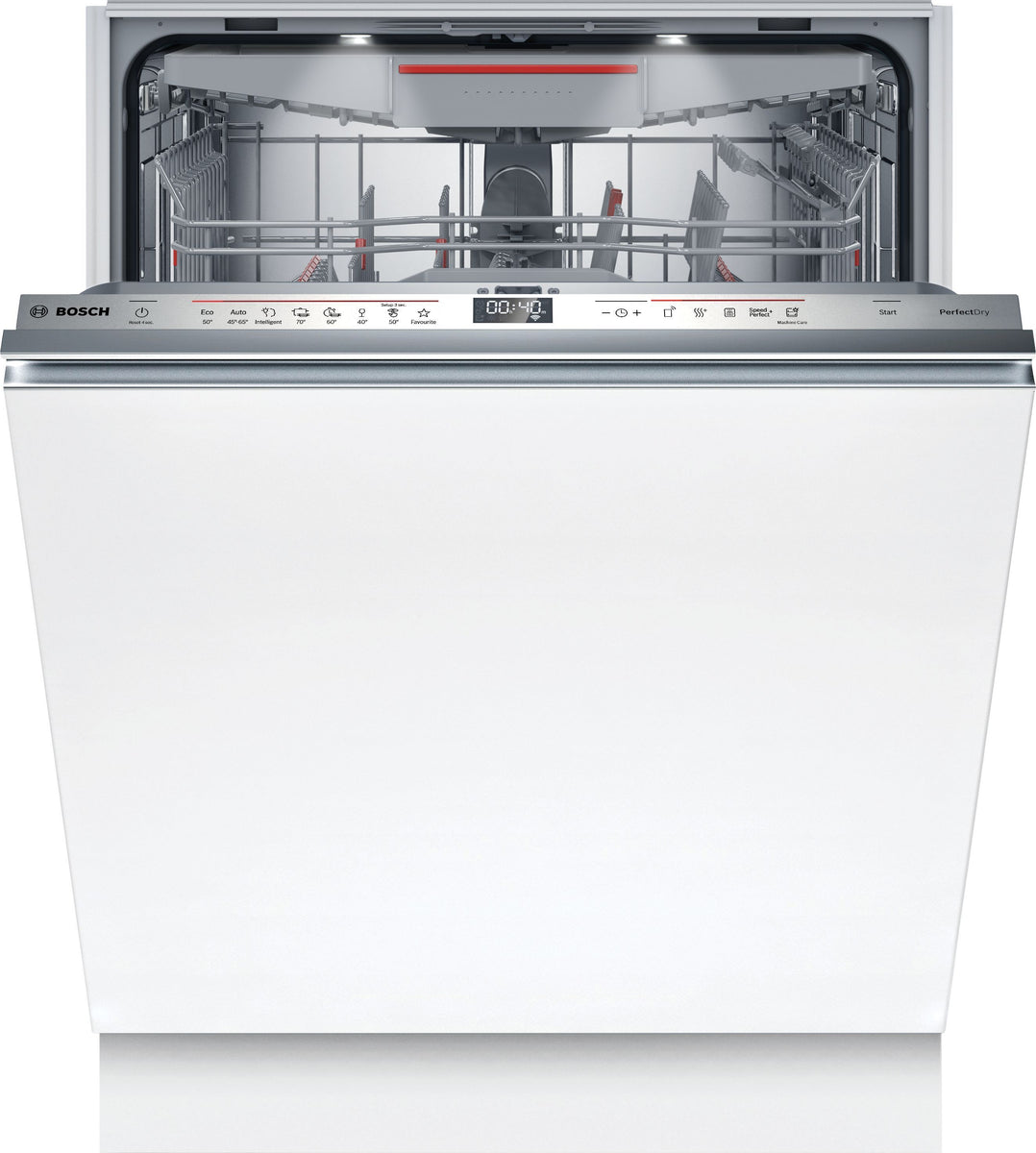 Bosch Serie 6 SMV6ZCX16E, Voll integriert, Standardgröße (60 cm), Edelstahl, 14 Maßgedecke, B, 40 dB