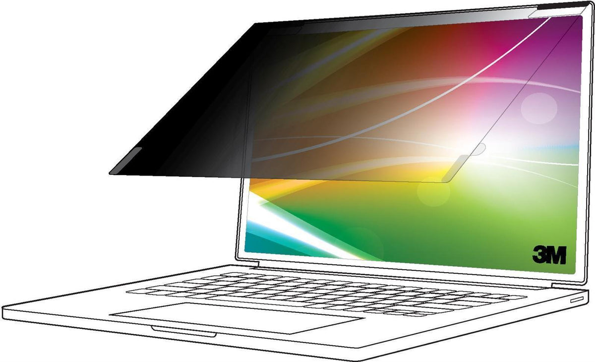 3M Bright Screen Blickschutzfilter für 15.6in Vollbild-Laptop, 16:9, BP156W9E, 39,6 cm (15.6
