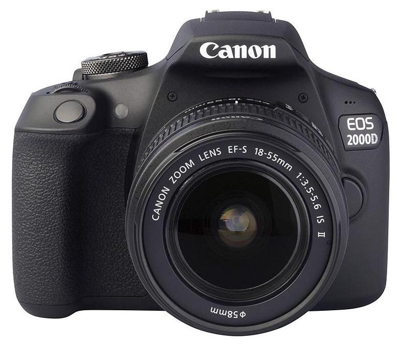 Canon EOS 2000D BK 18-55 IS II EU26, 24,1 MP, 6000 x 4000 Pixel, CMOS, Full HD, Schwarz