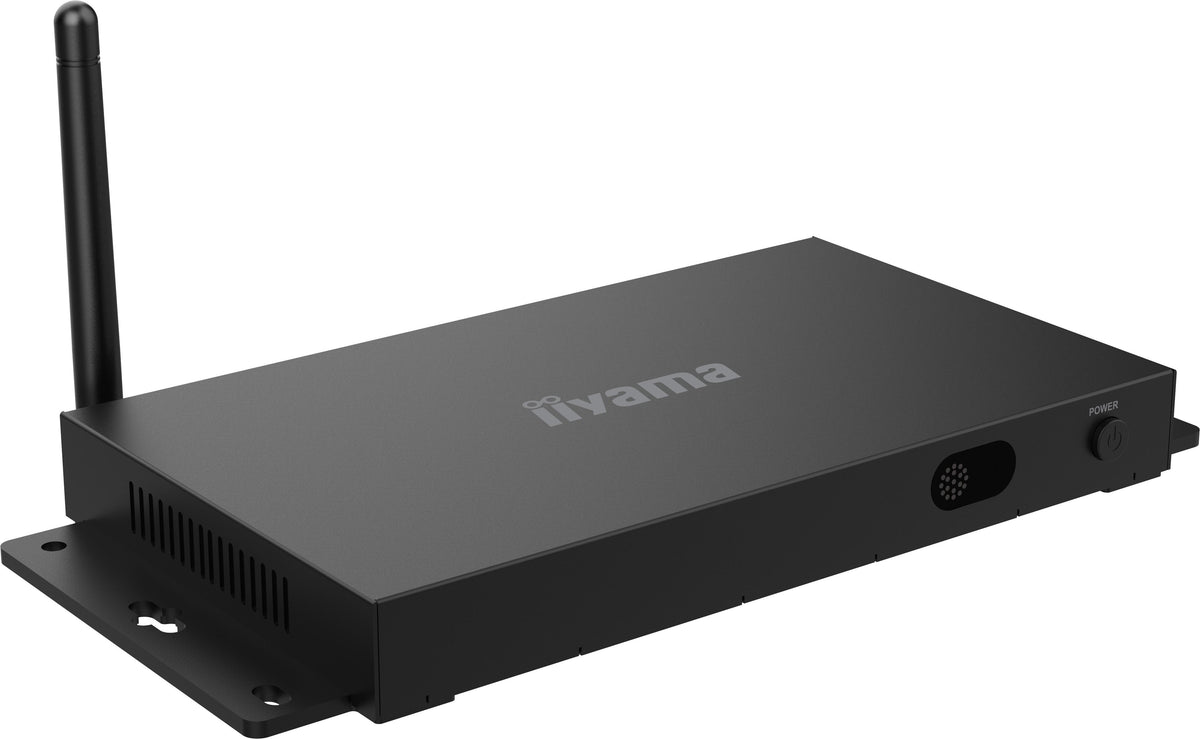 iiyama IISIGNAGEBOX-1, Schwarz, Set-Back-Box (SBB)