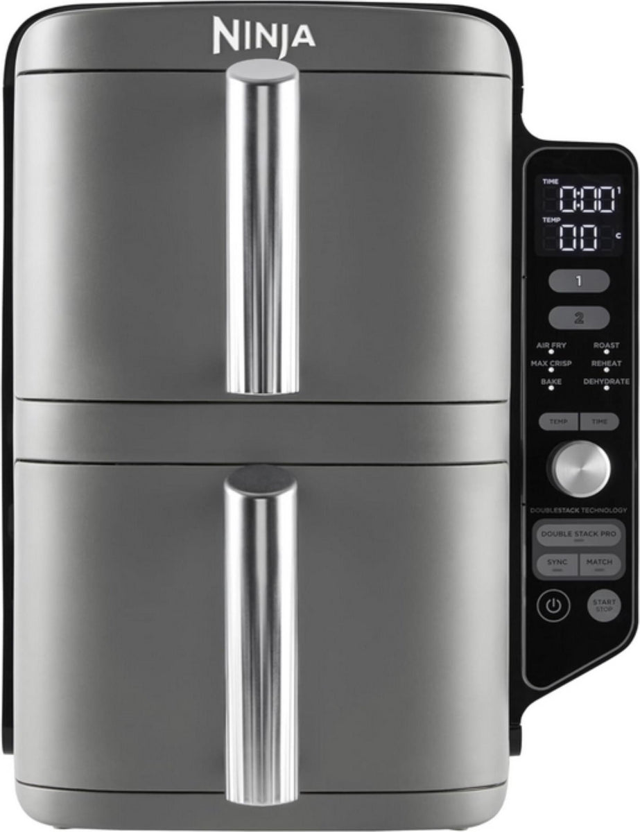 Ninja Double Stack XL SL400EU Heißluftfritteuse, 9.5 l - Grau