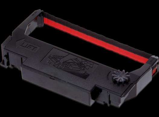 Epson ERC38BR Farbbandkassette für TM-300/U300/U210D/U220/U230, Schwarz/Rot, - TM-300A - TM-300B - TM-300C - TM-300D - TM-U210A - TM-U210B - TM-U210D, Schwarz, Rot, Schwarz, China, Epson, 50 g